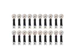 Conjunto De 100 Conectores Para Móveis Em Liga Zinco Anneome Com Came Excêntrico, Porca Pré Inserida E Pino Resistente À