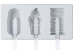 Forma De Silicone Para Picolé Com Boa Elasticidade, Fácil De Guardar Para O Verão E