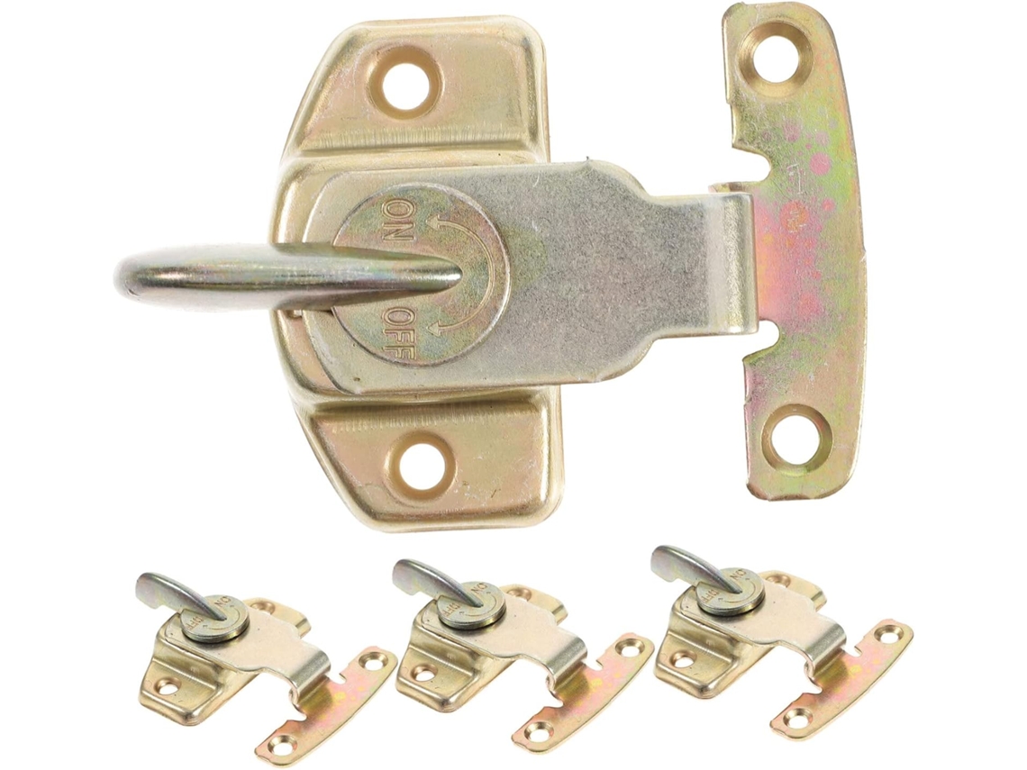 Conectores De Ferro Dourado Para Mesas Extensíveis, Conjunto Com 4 Unidades