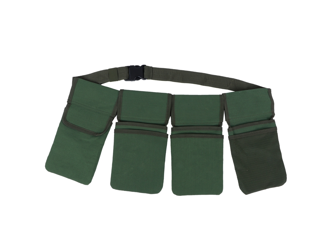 Cinto de Jardim Primerox com 4 Bolsos para Ferramentas e Acessórios