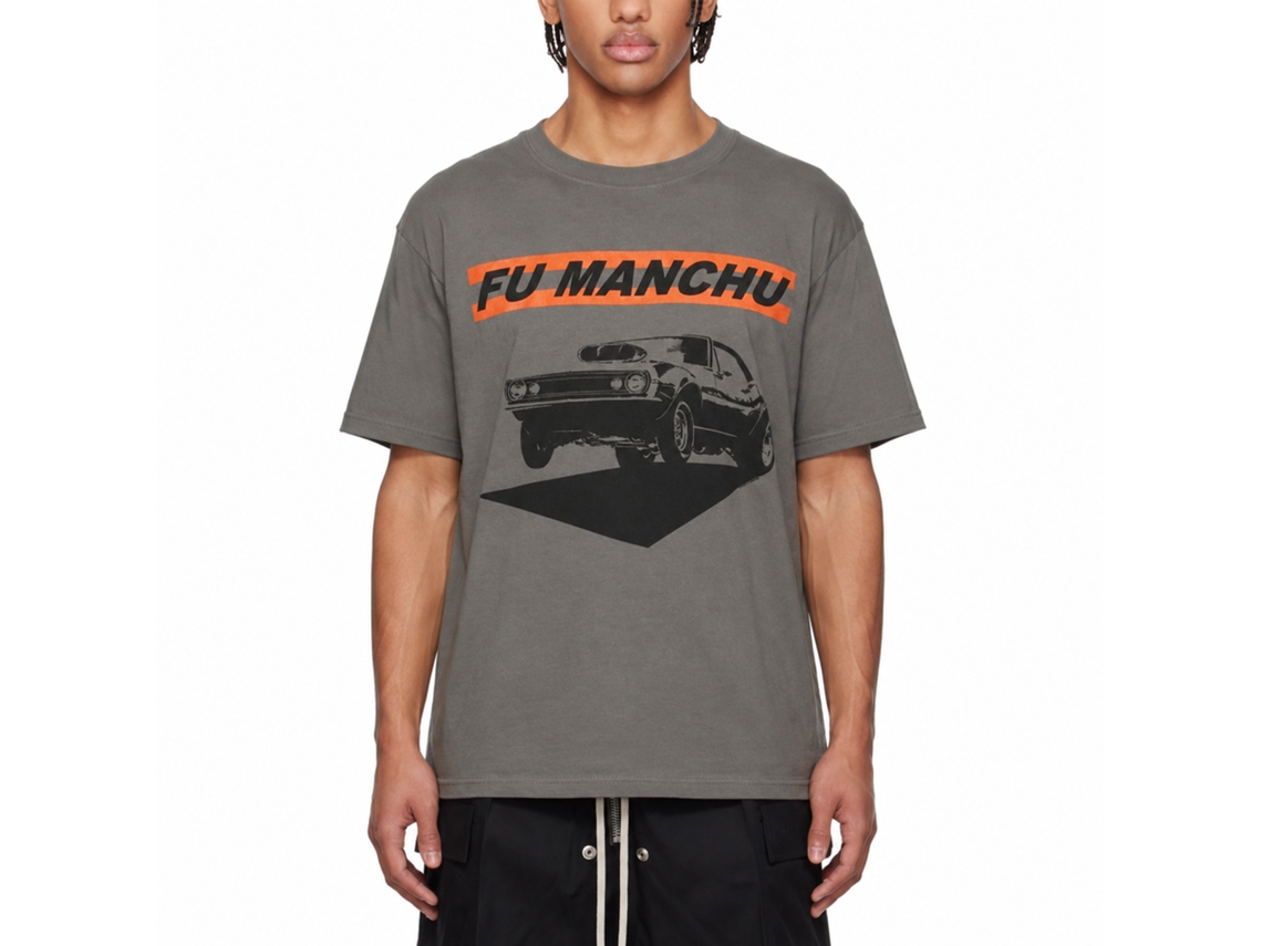 Fu Manchu Muscle T-shirt Unisex Adults Size:xl