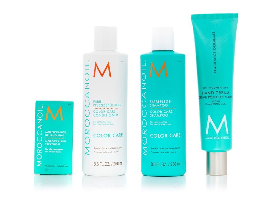 Conjunto De Cuidado Com A Cor Luminous Wonders Da Moroccanoil 625 Ml