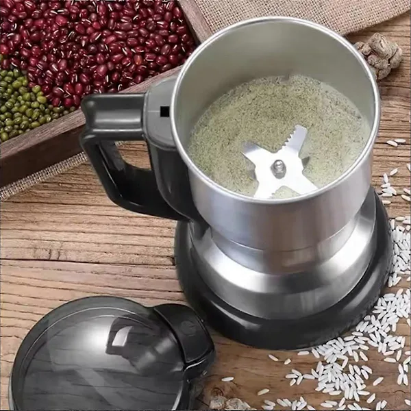 Moedor De Café Elétrico 300ml, Aço Inoxidável, Para Grãos De Café, Especiarias E Nozes, Ideal Para Cozinha, Casa, Escritório E Viagens