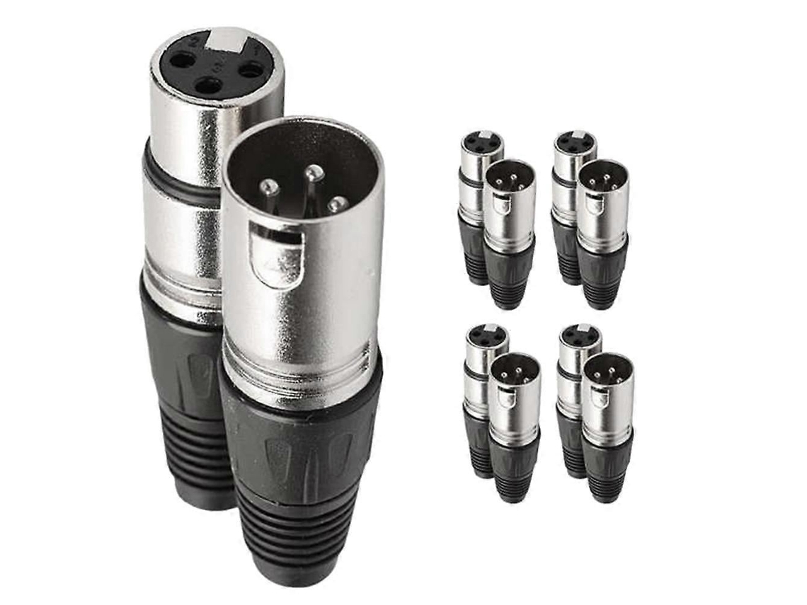 Lurelia Cabo Xlr Macho/fêmea 3 Pinos, Para Microfones, Pc E Computador