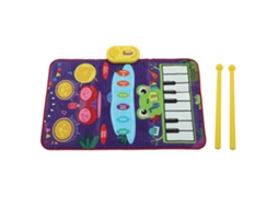 Colchão musical infantil WalshLXq com bateria de jazz e teclado de piano, brinquedo musical tátil educativo