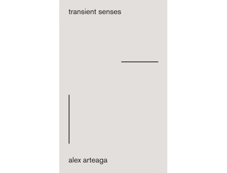 Livro Transient Senses de Alex Arteaga (Espanhol)