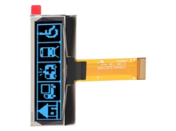 Módulo De Display Oled De 2.23 Polegadas, Resolução 123x32, Interfaces Spi/iic, Tela Azul Ssd1305 (24 Pinos)