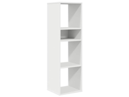 Book Cabinet, Book Cabinets Vidaxl Branco Madeira Processada (34 X 31 X 112 Cm)