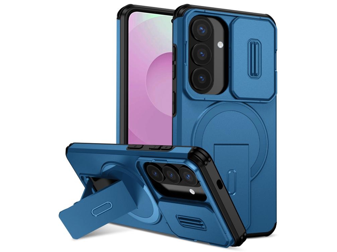 Capa Zruxe Compativel Com Samsung Galaxy S26 5g (suporte Magsafe - Protecao Deslizante - Azul)