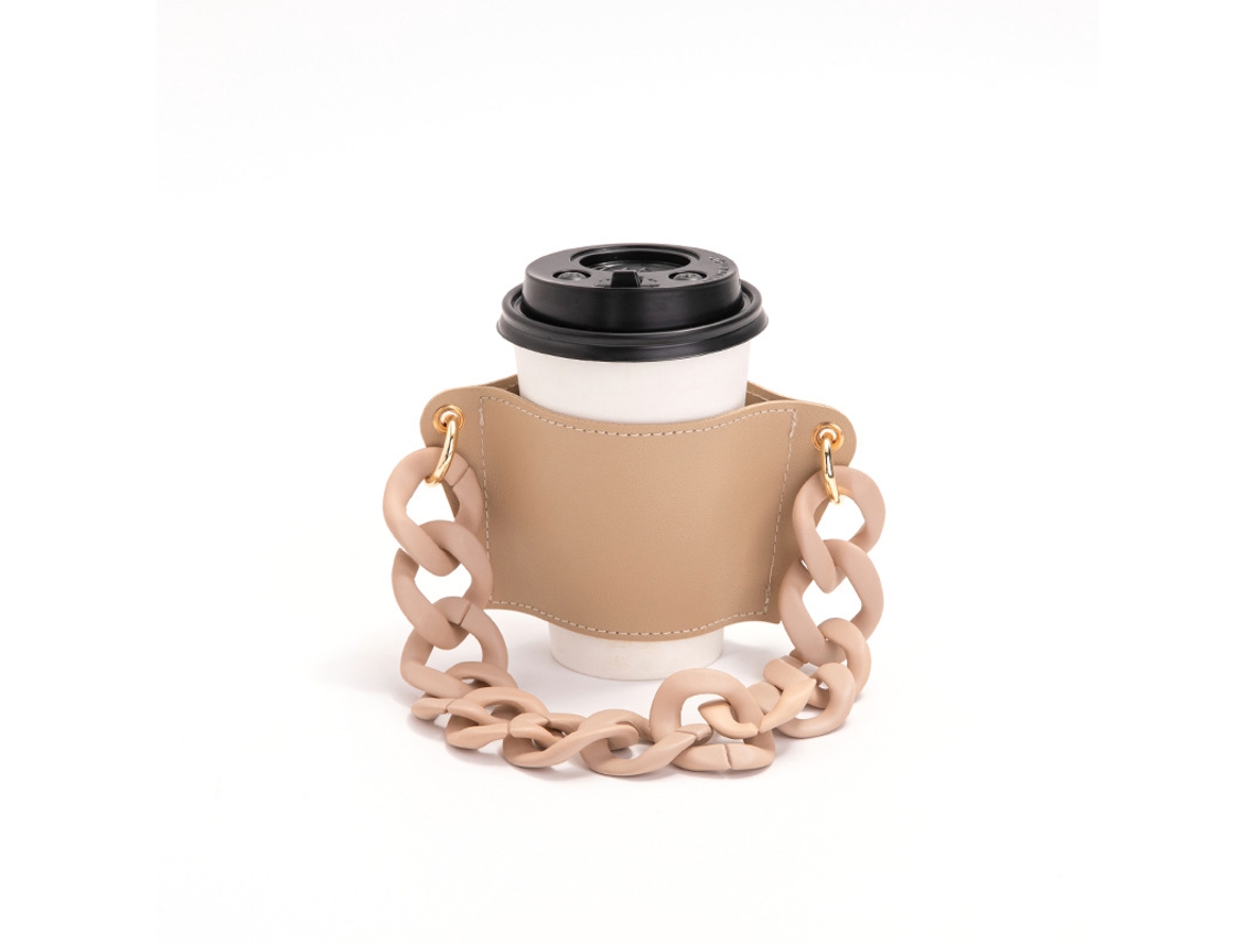 Suporte para Copos de Café Portátil com Corrente, DUREFORWARD
