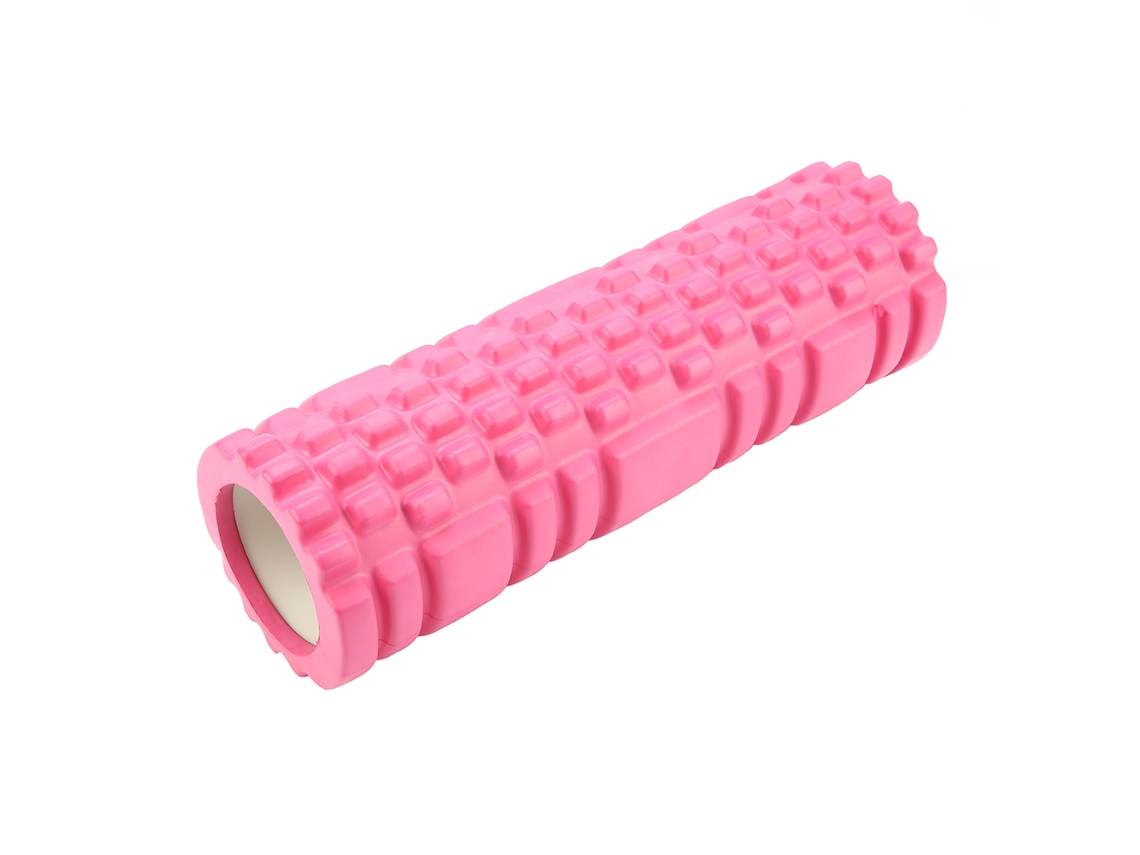 Rolo de Yoga Business, hollow, mini, para exercícios, massagem, fisioterapia, coluna, rosa