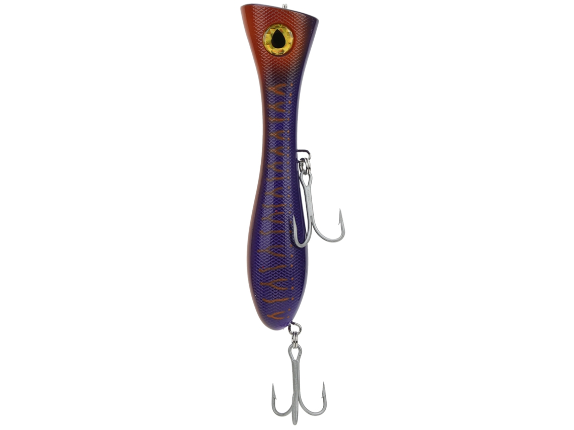 Large Popper Fishing Lure (with Hooks And Rings, Saltwater Lure) Artificial Hard Bait For Bonito, Tuna, Marlin