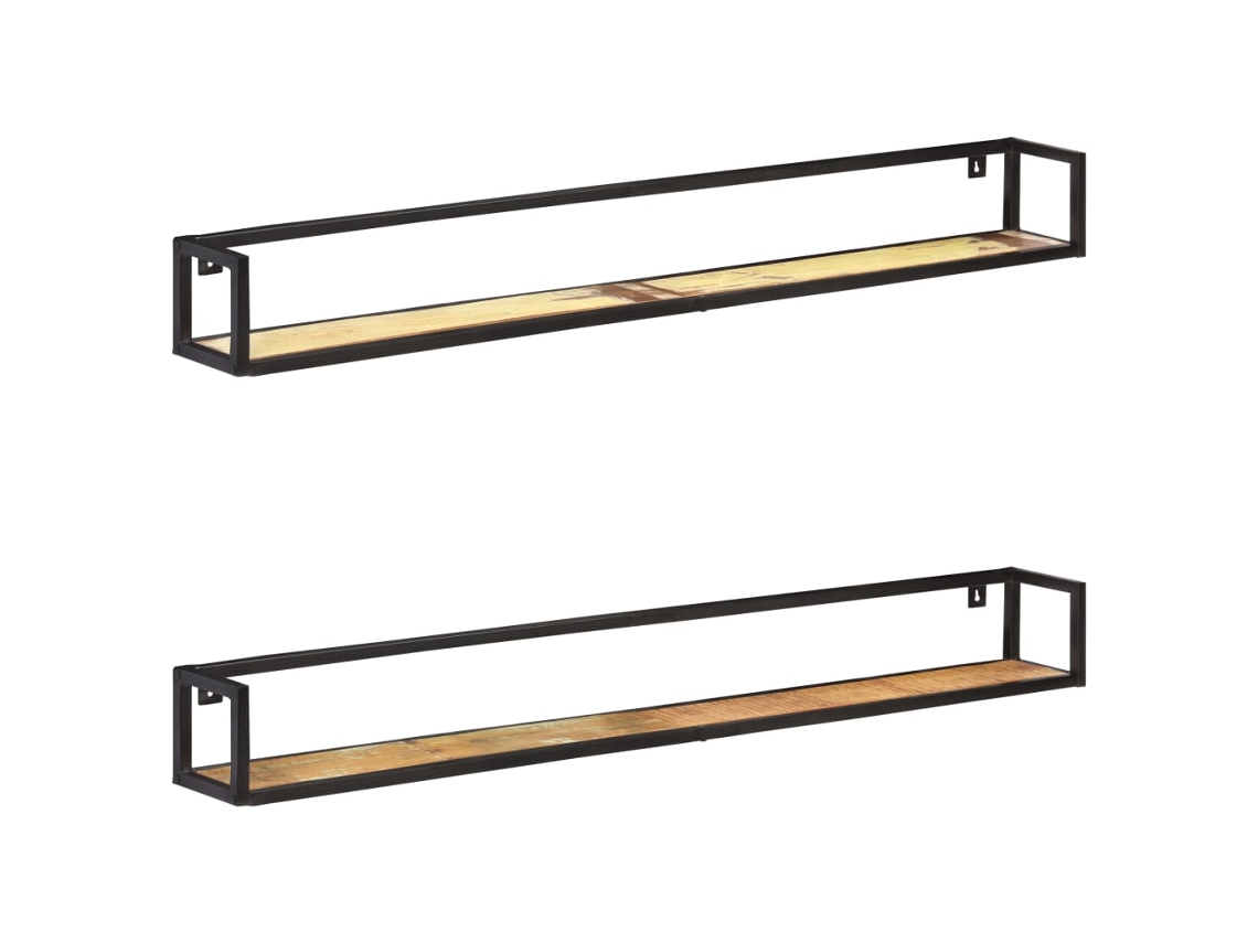 Wall Shelf, Wall Shelves Vidaxl Branco Madeira (160 Cm)