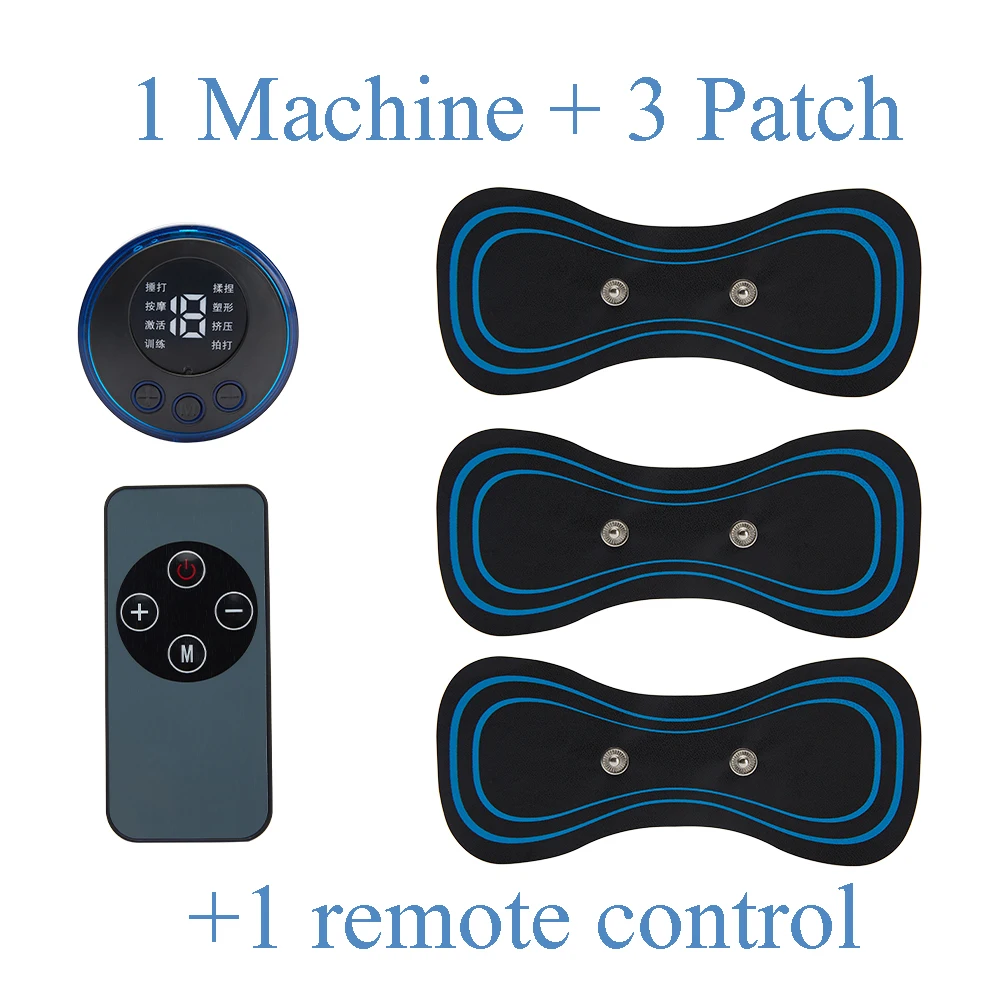 Mini Massageador Elétrico De Pulso Para Pescoço Ems Com Visor Lcd, 8 Modos Massagem Cervical, Ferramenta Portátil Alívio Da Dor Muscular E O Corpo
