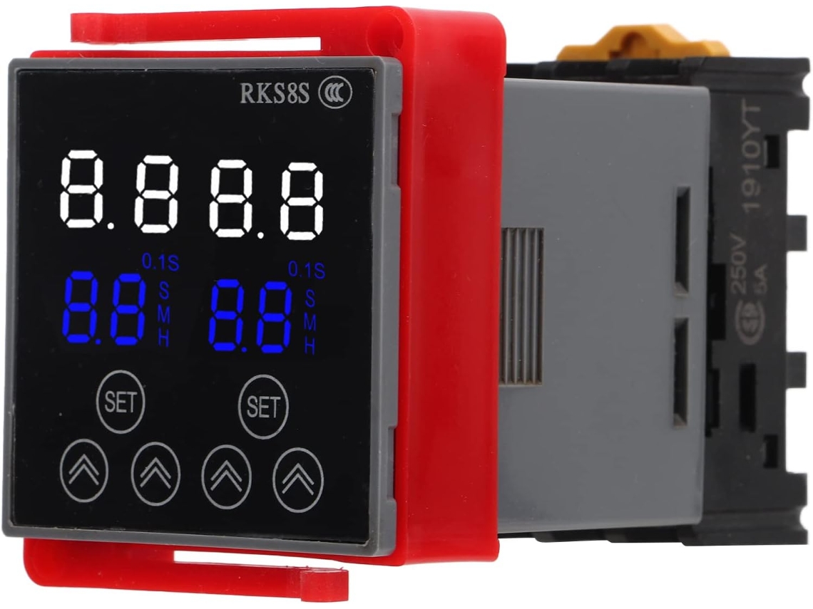 Temporizador Com Retardo Display Lcd E Relé De Tempo Dc12v
