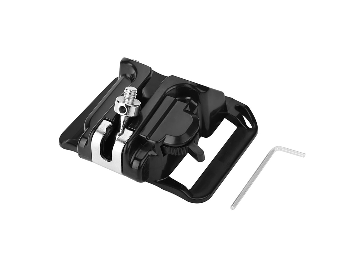 Soporte De Cintura Para Cámara Dslr Com Parafuso De 1/4 Polegada, Clip De Liberação Rápida E Fivela Universal