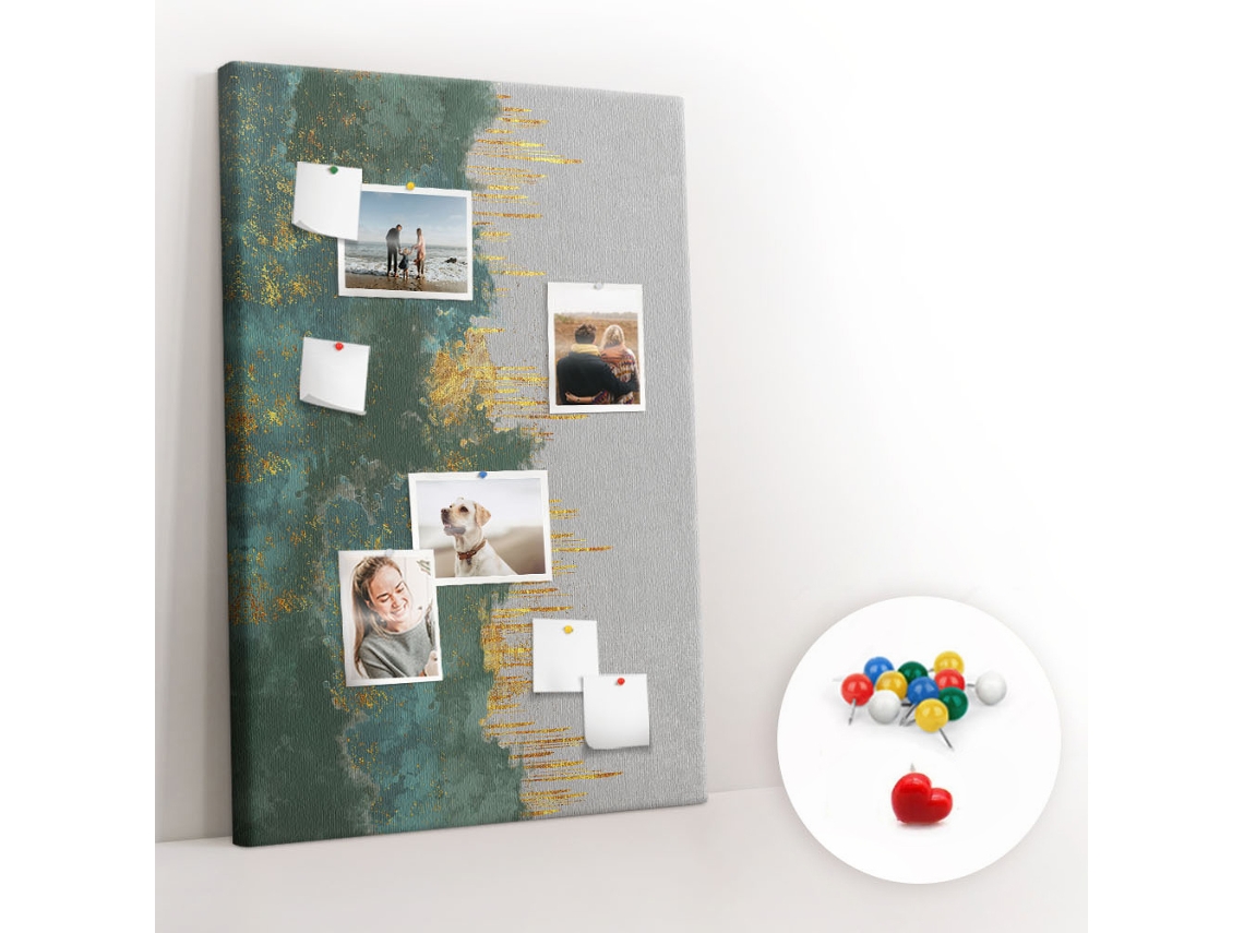 Painel De Cortiça Para Parede Padrão Decorativo Para O Escritório Espelharte (80x120 Cm)