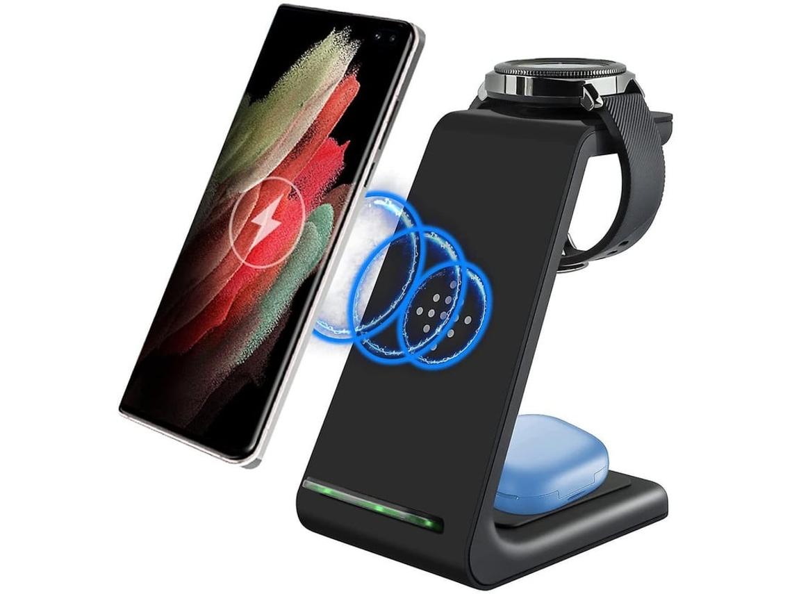 Carregador Sem Rápido Certificação para Samsung RADIODDITY Preto
