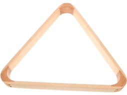Suporte triangular para bilhar, 2 peças, madeira SFUSHOS