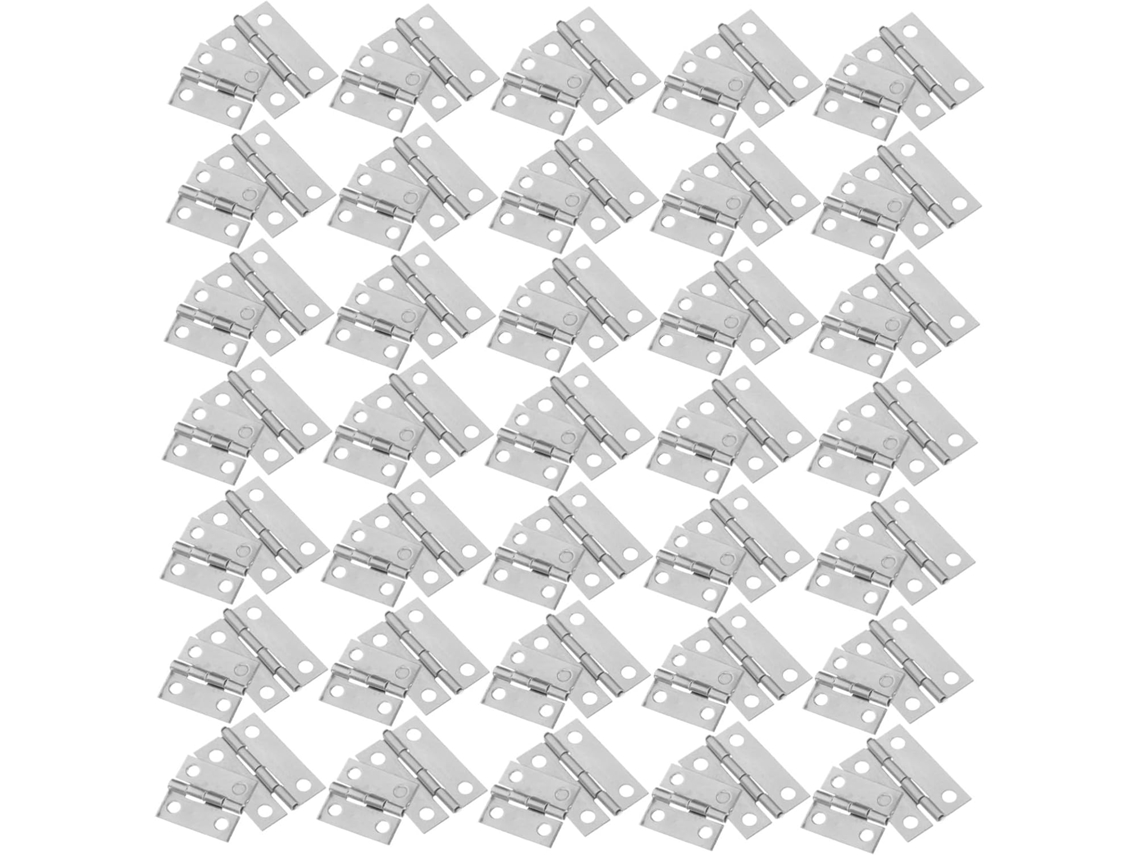 60 Mini De Ferro Prateado Para Caixas Joias, Com E Aparência Elegante.