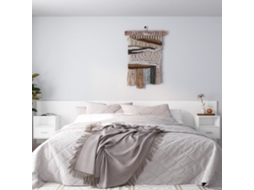 Vidaxl Cabeceira Cama + Armários Madeira Processada Branco