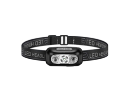 Rebe-lanterna Frontal Led Exterior Com Sensor Ir, Modos De Luz, Bateria Integrada, Ajustável 60°, Ideal Para Camping, Pesca, Corrida E Emergências