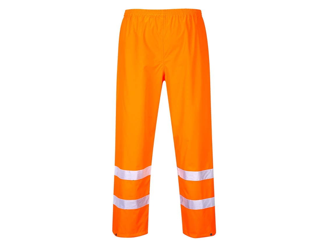 Calça Rain Traffic Alta Visibilidade - Proteção E Conforto Laranja / S