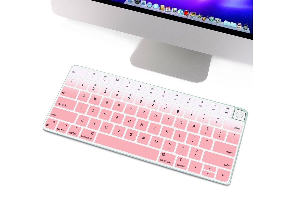 Capa Teclado Silicone HEXINYIGJLY para Imac Magic, Proteção Silenciosa Lavável (A3118, a2449, a2450) | HEXINYIGJLY