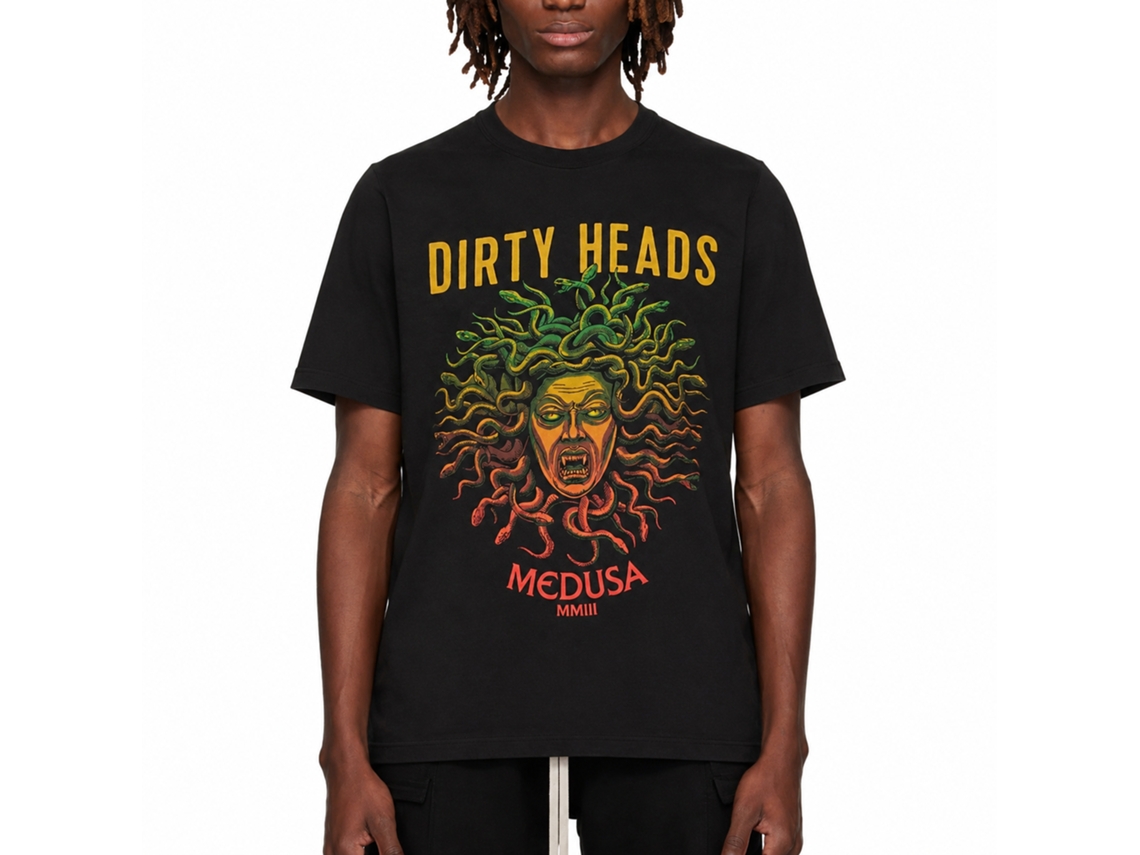 Dirty Heads Roman Medusa T-shirt Unisex Adults Size:m