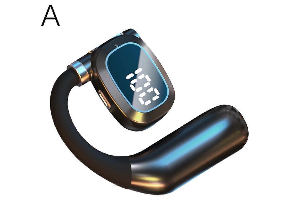 Fone De Ouvido Sem Fio Bluetooth De Ouvido Único Com Display Digital Led Ly Ebike