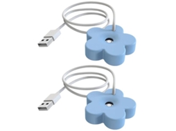 Mini Umidificador Para Plantas Criativo Flor Pequena Umidificador De Ar Portátil Para Viagem Alimentado Por Usb Máquina De Névoa Yizhood