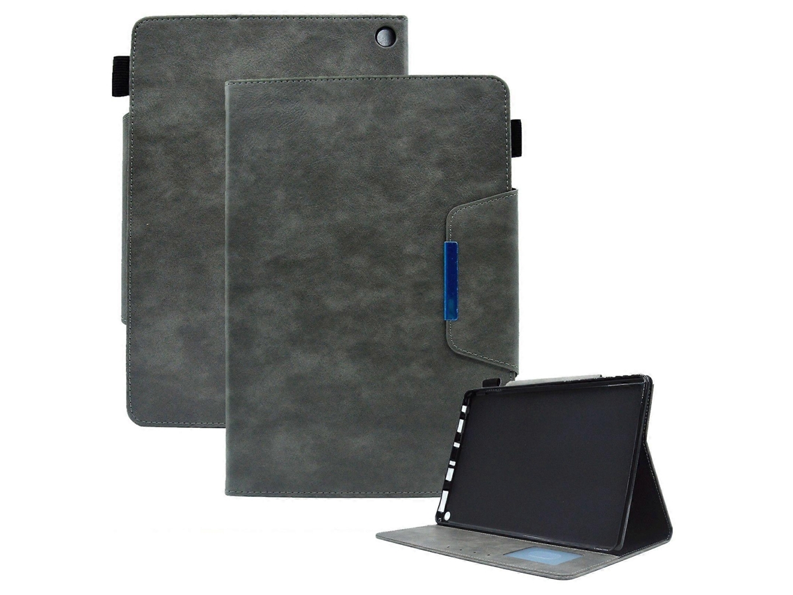 Capa de couro com textura cruzada Webake e fecho magnético para tablet Amazon Fire Max 11 (2023)