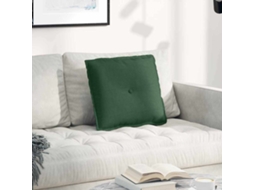 Vidaxl Travesseiro Para Costas Verde Selva 50 X 45 Cm