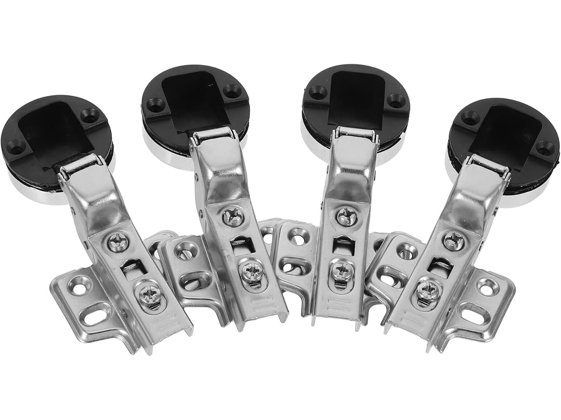 Conjunto De 4 Dobradiças Silenciosas Com Amortecimento, Sobreposição