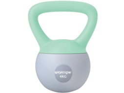 Kettlebell, Peso De 4 Kg, Cabo Antiderrapante, Verde