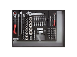 Conjunto de chave de soquete, módulo Ct 1/41/2, 87 peças (3301681) GEDORE RED R22350000