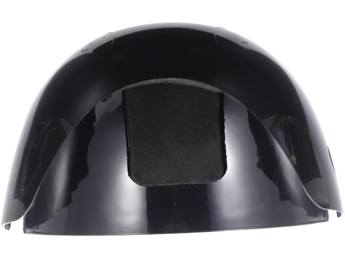 Boné De Beisebol Com Inserção De Plástico Preto E Proteção Respirável.