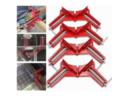 Abrazaderas De Esquina 4pcs De Metal Fundido, Abrazaderas De Ángulo 90 Grados Duraderas Para Carpintería Mkw
