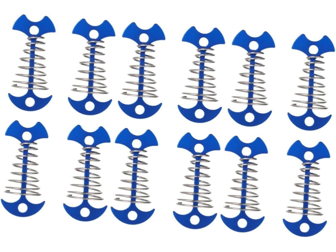 Estacas para barraca de camping, conjunto com 12 estacas