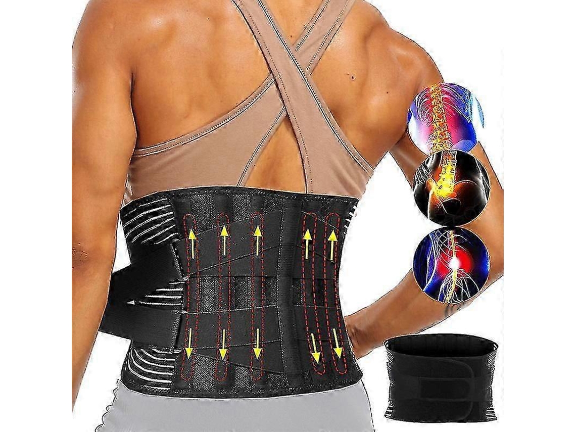Lurelia Suporte Lombar Para Costas Ergonómico Ajustável Ortopédico Memória