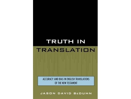 Livro truth in translation de jason david beduhn (inglês)