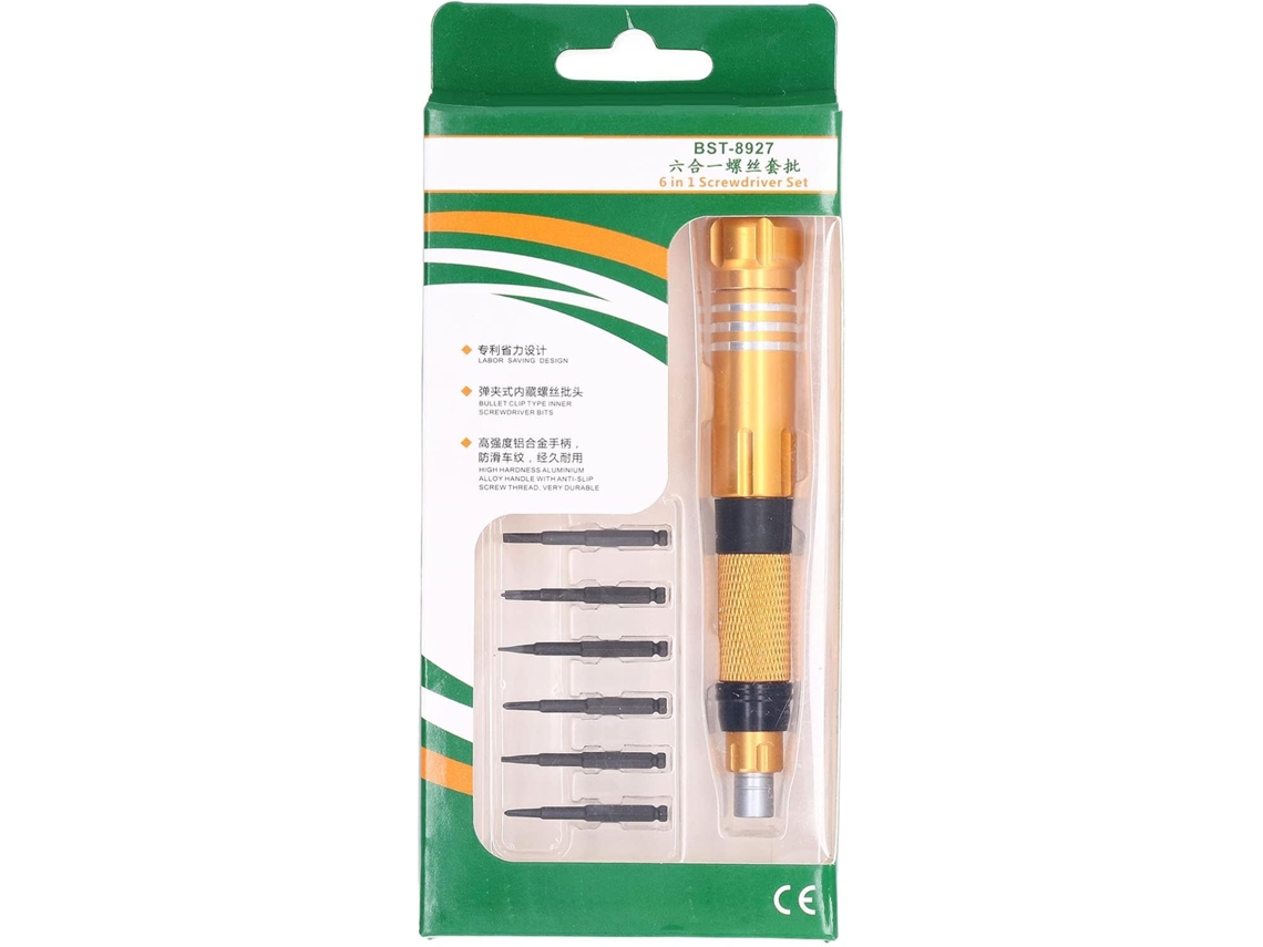 Caneta De Reparo Tipo 6 Pontas Bt8927a, Multifuncional Eletrônica,