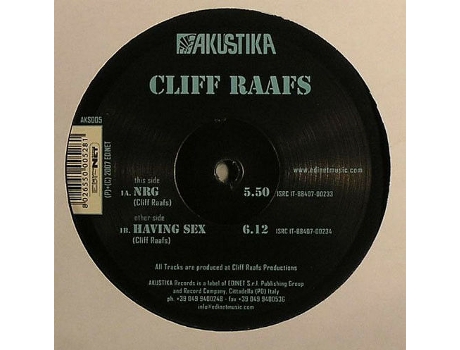 Vinil Nrg, Cliff Raafs Akustika Records