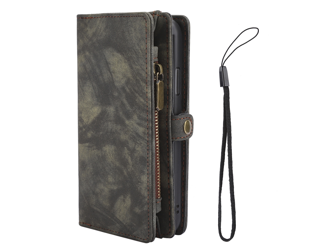 Capas de Couro Preto LAXISCREED para Iphone 11