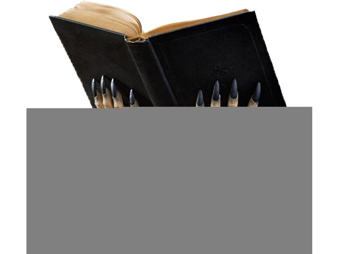 Suporte De Livros De Mesa | Suporte De Livros De Halloween, Mãos De Bruxa, Suporte De Livros De Resi Gokoco