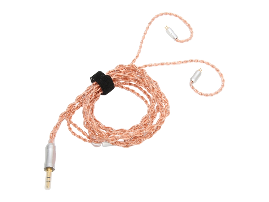 Cabo De Upgrade Para Fones De Ouvido 3.5mm Plug 0.78mm 2 Pin Prateado Occ Cordo De Substituição 1.2m