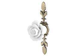 Cerâmica antiga cobre rosa Alça (estilo europeu, design exclusivo de pele)