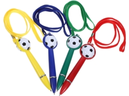 Conjunto De 4 Canetas Decorativas Sewroro Com Tema De Futebol