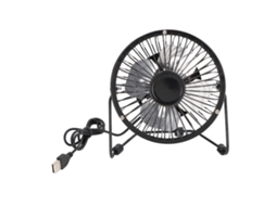 Ventilador Mesa Usb Pequeno 360° Rotativo Silencioso Portátil