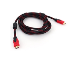 Cabo Hdmi Hd 1080p V1.4 De Alta Qualidade Com 2 Anéis Magnéticos De 5/10ft Para Lcd Hdtv Ps4